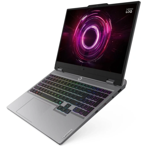 Ноутбук Lenovo LOQ 15AHP10 (83JG003EPB) (15.6 &amp;quot;, Ryzen 7 250 3.3 ГГц, 8 ядер, 16 Гб DDR5, 512 Гб SSD, GeForce RTX 5050, Windows 11 Home), Серый в Якутске