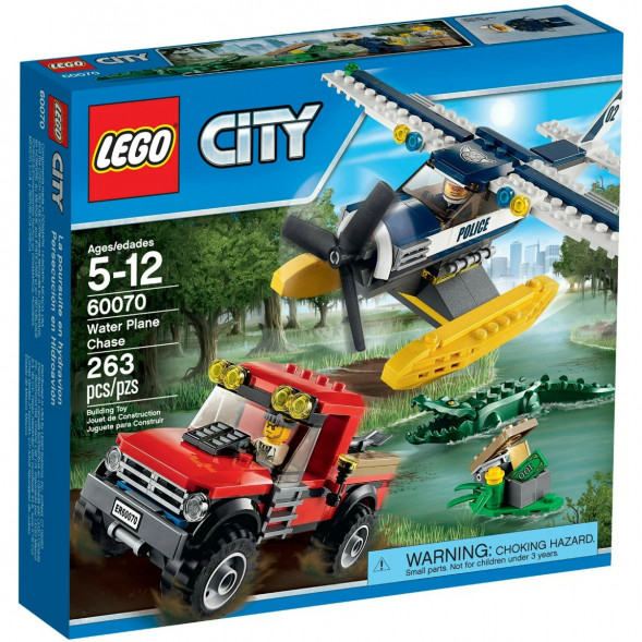 Конструктор LEGO City 60070 Погоня на полицейском гидроплане в Якутске