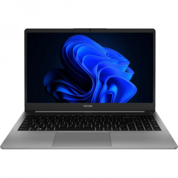 Ноутбук TECNO MegaBook K15SDA (15.6&amp;quot;, IPS, AMD Ryzen 5 7430U 2.3ГГц, 6 ядер, 16ГБ DDR4, 512ГБ SSD, AMD Radeon Graphics, Windows 11 Home), серый в Якутске
