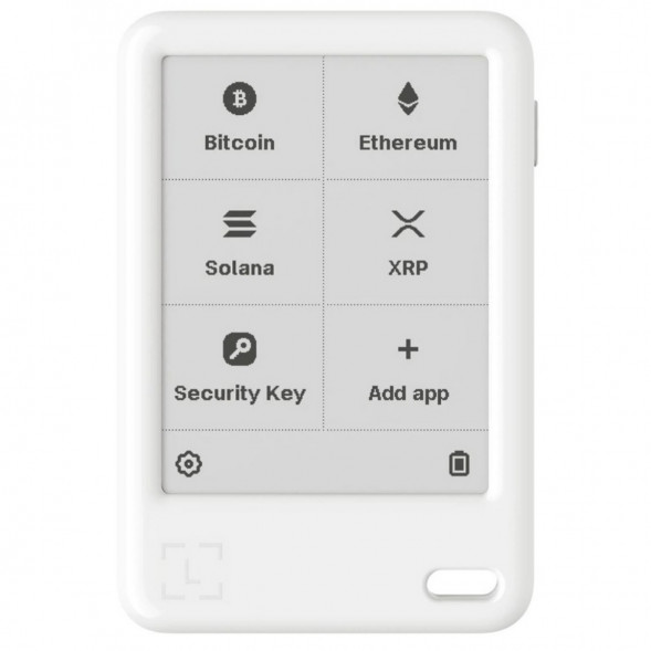 Комплект Криптокошелек Ledger Nano Gen5, белый + Декоративные бейджи (Set 3) в Якутске