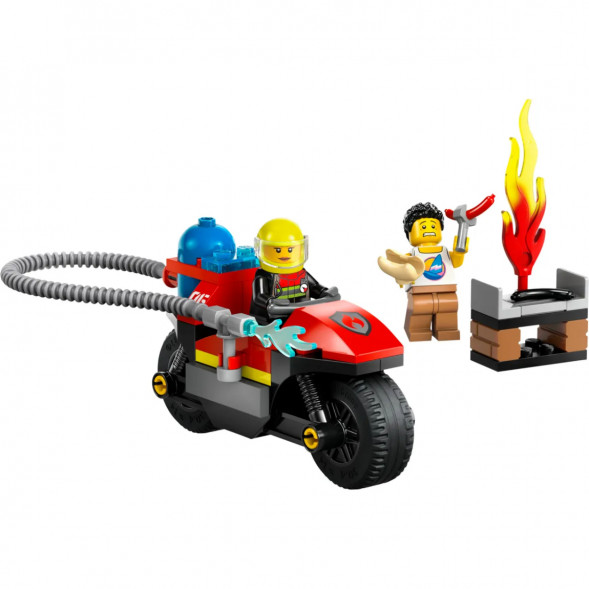 Конструктор LEGO City 60410 Пожарно-спасательный мотоцикл в Якутске