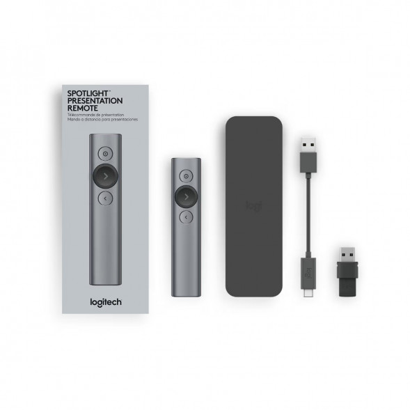 Презентер Logitech Spotlight Presentation Remote серый в Якутске