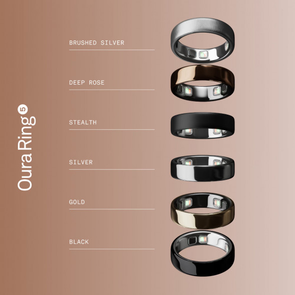 Умное кольцо Oura Ring 5 (размер 7), розовое золото/Deep Rose в Якутске