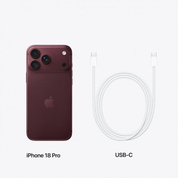 Смартфон Apple iPhone 18 Pro 256GB (eSIM), Burgundy в Якутске