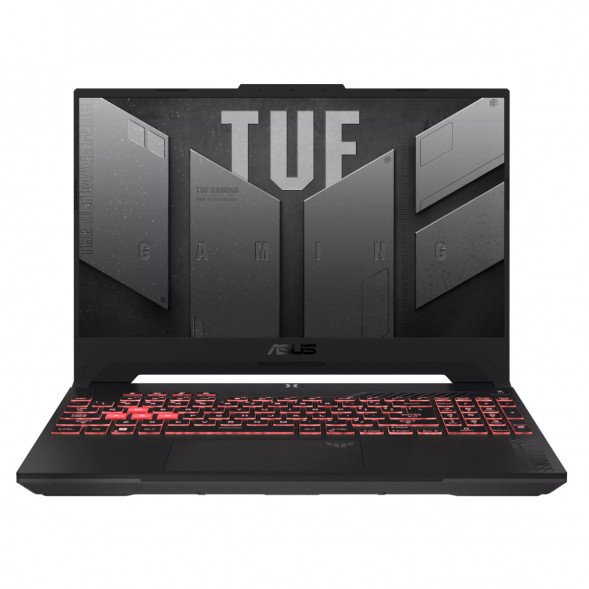 Ноутбук ASUS TUF Gaming A17 FA707NUG-HX156 (17.3&amp;quot;, IPS, 6 ядер, AMD Ryzen 7 7445HS 3.2 ГГц, 16 ГБ DDR5, SSD 512 ГБ, NVIDIA GeForce RTX 4050 - 6 ГБ, без ОС), черный в Якутске