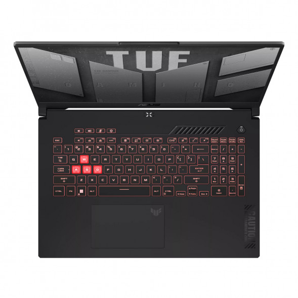 Ноутбук ASUS TUF Gaming A17 FA707NUG-HX156 (17.3&amp;quot;, IPS, 6 ядер, AMD Ryzen 7 7445HS 3.2 ГГц, 16 ГБ DDR5, SSD 512 ГБ, NVIDIA GeForce RTX 4050 - 6 ГБ, без ОС), черный в Якутске