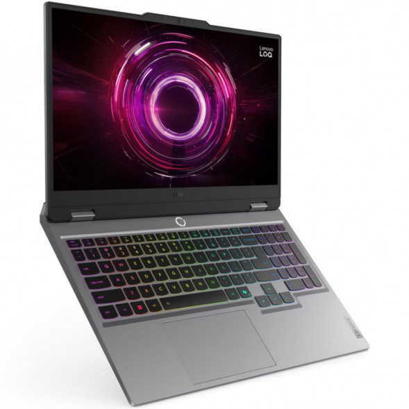 Ноутбук Lenovo LOQ 15AHP10 (83JG003DPB) (15.6&amp;quot;,  IPS, AMD Ryzen 5 220, 6 ядер, 16 ГБ DDR5, SSD 512 ГБ, NVIDIA GeForce RTX 5050 - 8 ГБ, без ОС), серый в Якутске