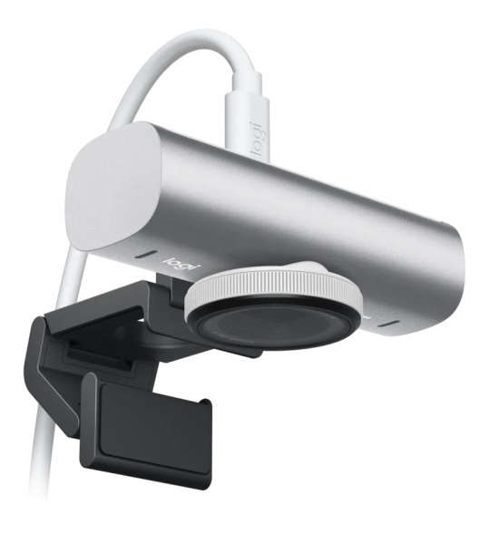 Веб-камера Logitech MX Brio 4K, Pale Grey в Якутске