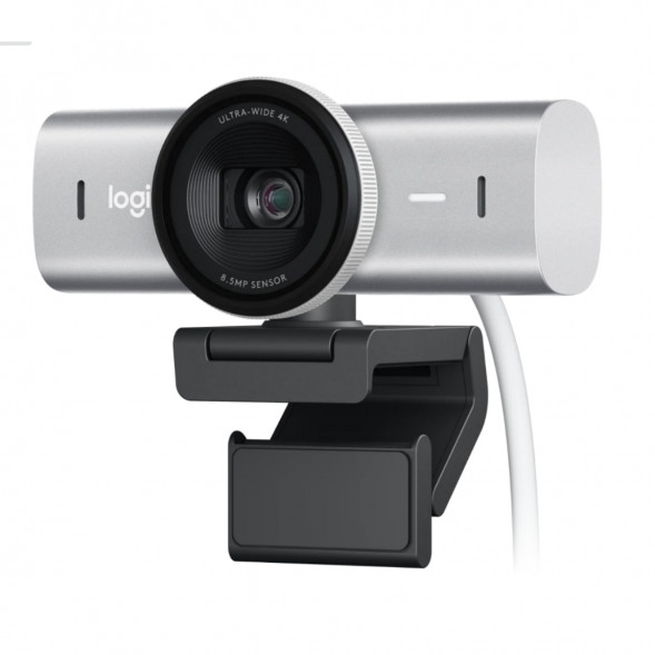 Веб-камера Logitech MX Brio 4K, Pale Grey в Якутске