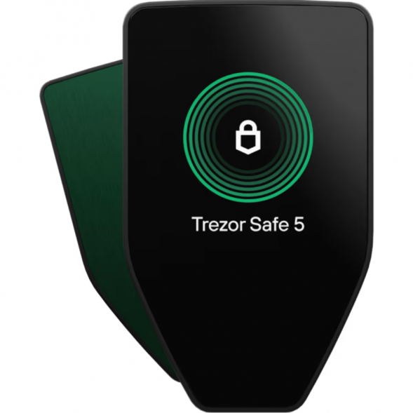 Аппаратный криптокошелек Trezor Safe 5, Green Beryl в Якутске