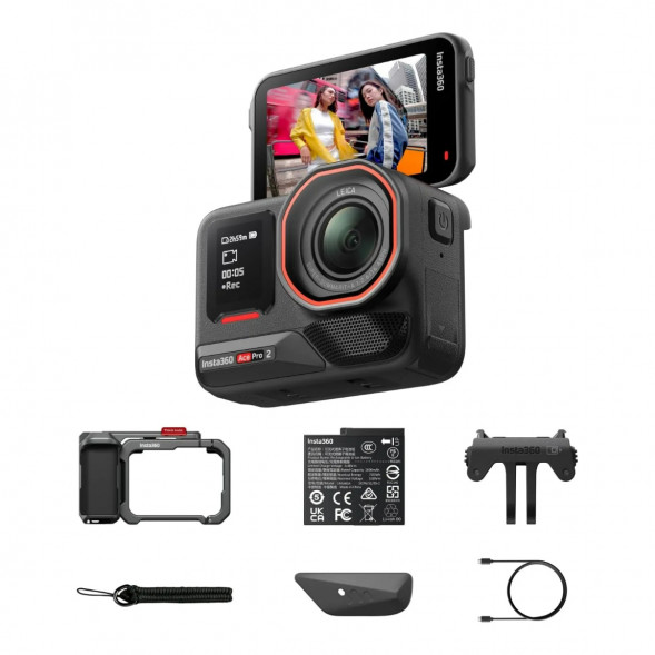 Экшн-камера Insta360 Ace Pro 2 Single Battery Xplorer Bundle, Gray в Якутске