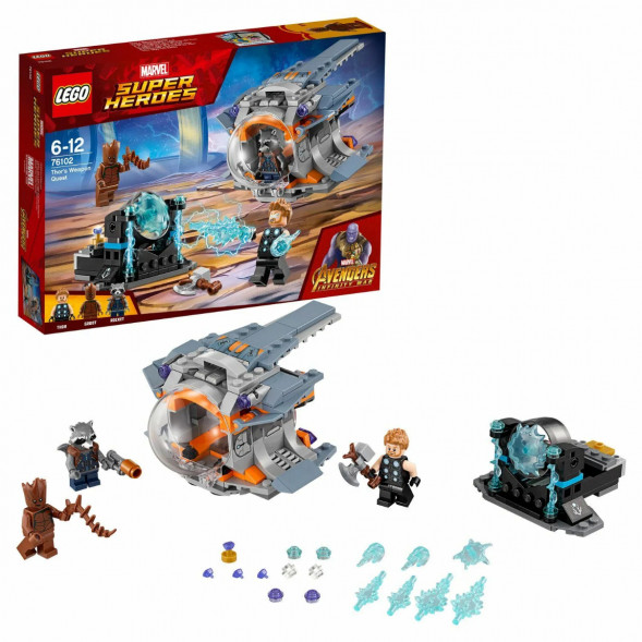 Конструктор LEGO Super Heroes 76102 Война бесконечности: В поисках оружия Тора в Якутске