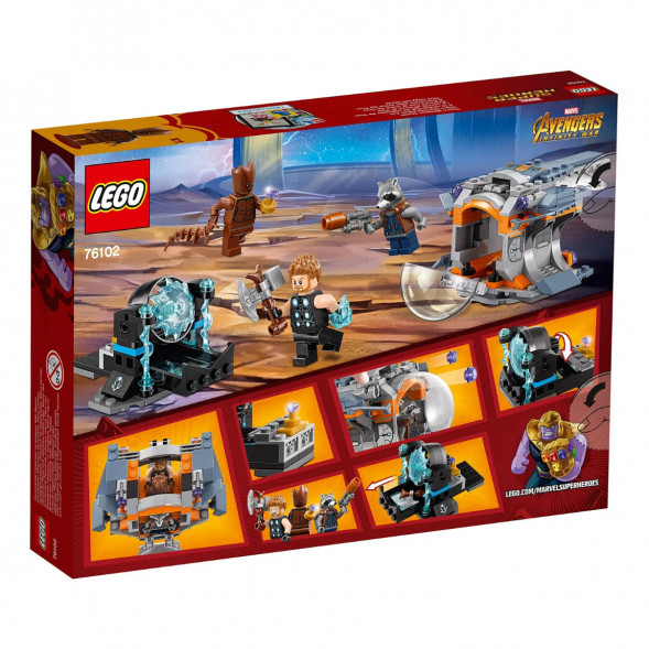 Конструктор LEGO Super Heroes 76102 Война бесконечности: В поисках оружия Тора в Якутске