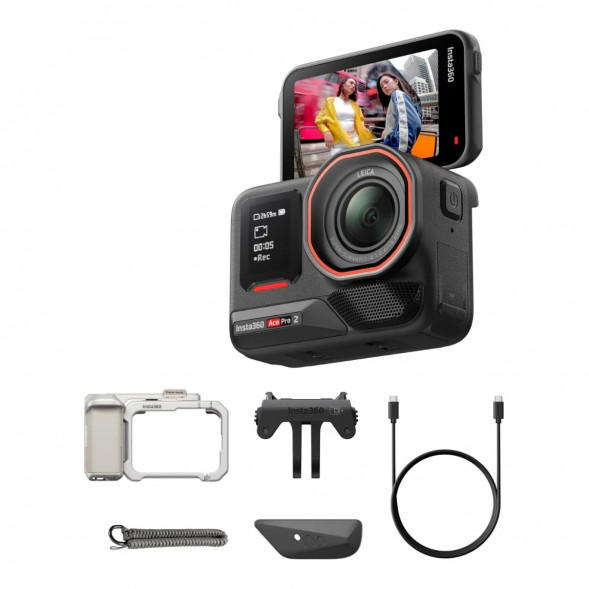 Экшн-камера Insta360 Ace Pro 2 Single Battery Xplorer Bundle, Silver в Якутске