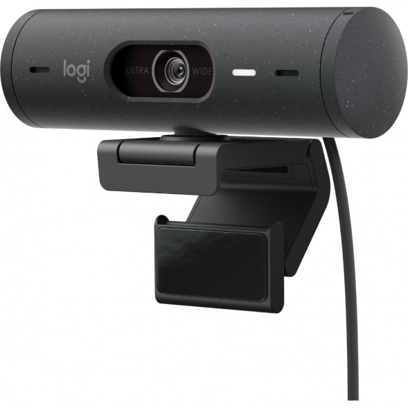 Веб-камера Logitech Brio 500, чёрный в Якутске
