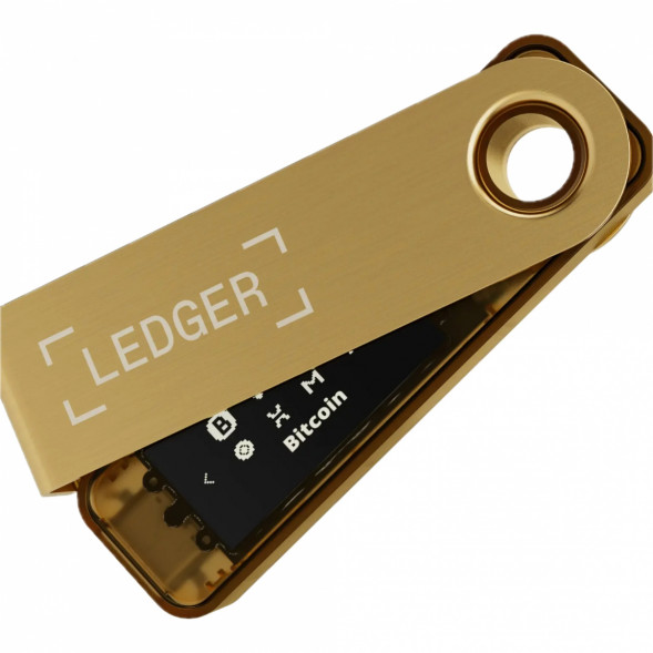 Криптокошелек Ledger Nano S Plus 1 шт., золотой в Якутске