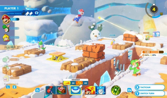 Игра Mario + Rabbids Kingdom Battle [Nintendo Switch, английский язык] в Якутске