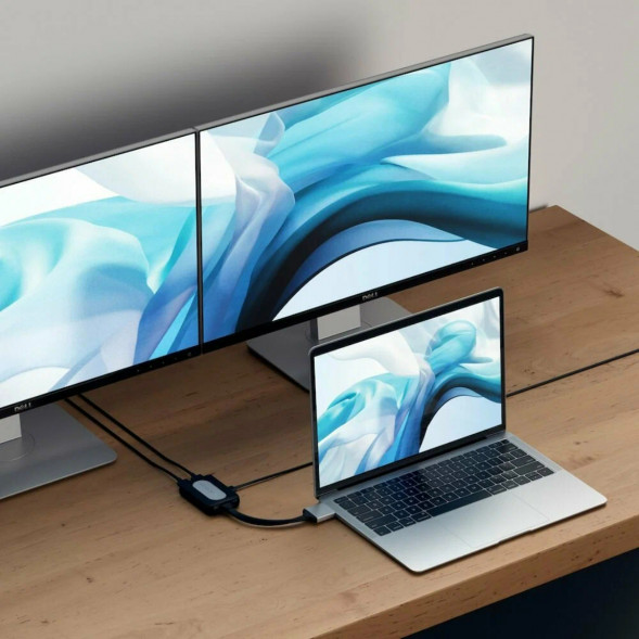 Адаптер Satechi USB-C Dual 4K HDMI Adapter (2xHDMI, USB Type-C) в Якутске