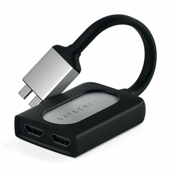 Адаптер Satechi USB-C Dual 4K HDMI Adapter (2xHDMI, USB Type-C) в Якутске