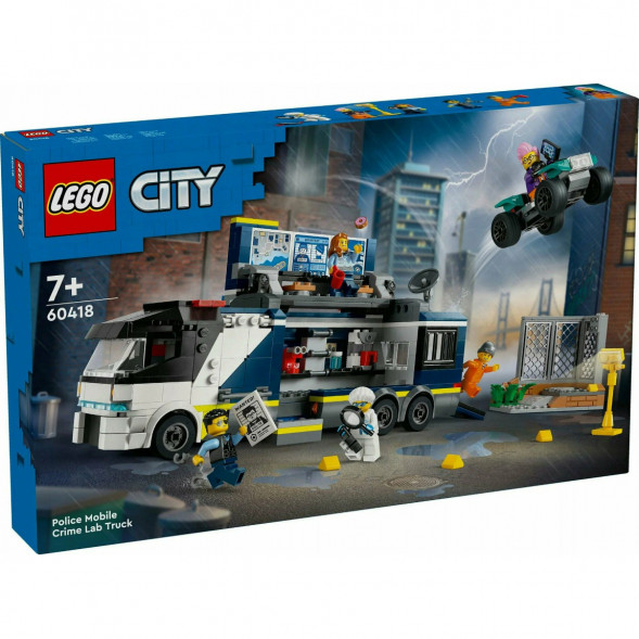 Конструктор LEGO City 60418 Полицейский грузовик криминалистической лаборатории в Якутске