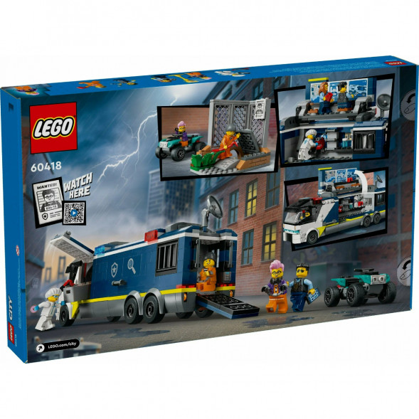 Конструктор LEGO City 60418 Полицейский грузовик криминалистической лаборатории в Якутске