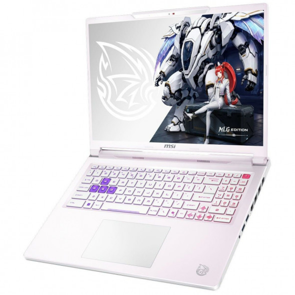 Ноутбук MSI Crosshair A16 HX MLG Edition E8WGXK-089XRUY (16&amp;quot;, IPS, AMD Ryzen 9 8940HX 2.4ГГц, 16 ядер, 16ГБ DDR5, 1ТБ SSD, NVIDIA GeForce RTX 5070 - 12 ГБ, без ОС), белый в Якутске