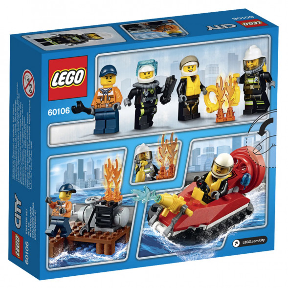 Конструктор LEGO City Fire 60106 Пожарная охрана в Якутске