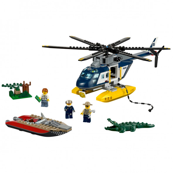 Конструктор LEGO City 60067 Погоня на полицейском вертолёте в Якутске