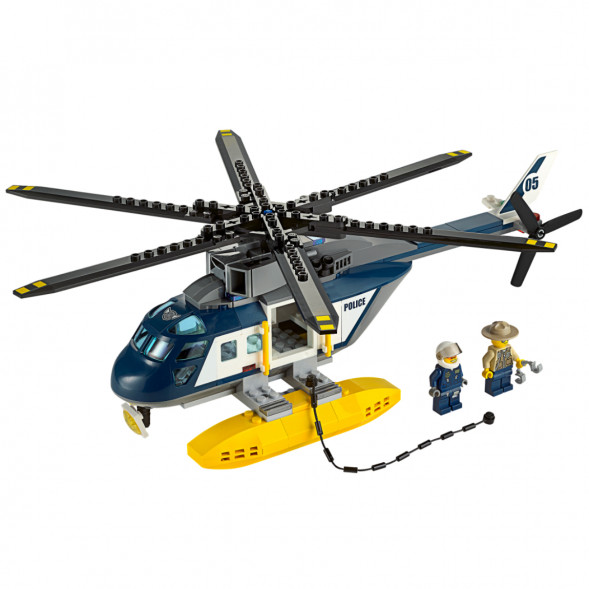 Конструктор LEGO City 60067 Погоня на полицейском вертолёте в Якутске
