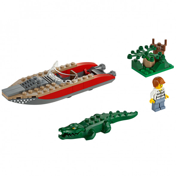 Конструктор LEGO City 60067 Погоня на полицейском вертолёте в Якутске