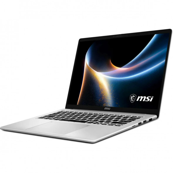 Ноутбук MSI Modern 14S AI+ G3MG-010XRU (14&amp;quot;, OLED, Intel Core Ultra 7 355 2.3ГГц, 8 ядер, 16ГБ DDR5, 512ГБ SSD, Intel Graphics, без ОС), серебристый в Якутске