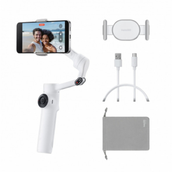 Cтабилизатор Insta360 Flow 2 Standard Bundle, Summit White в Якутске