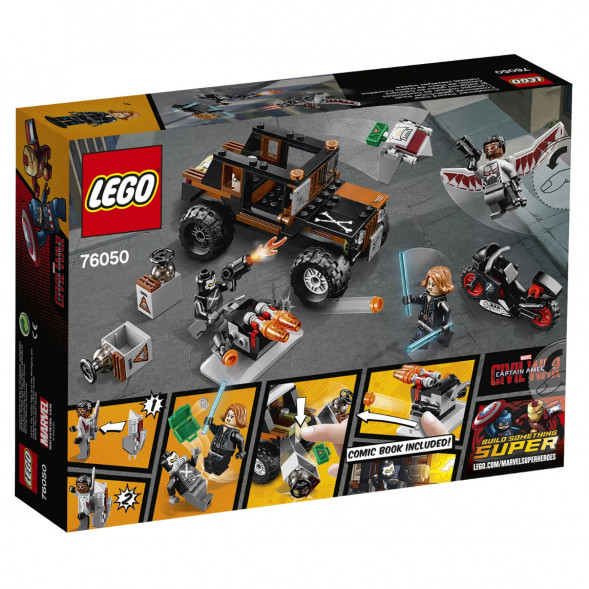 Конструктор LEGO Super Heroes 76050 Опасное ограбление в Якутске