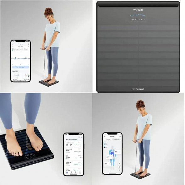 Умные весы Withings Body Scan, Black в Якутске
