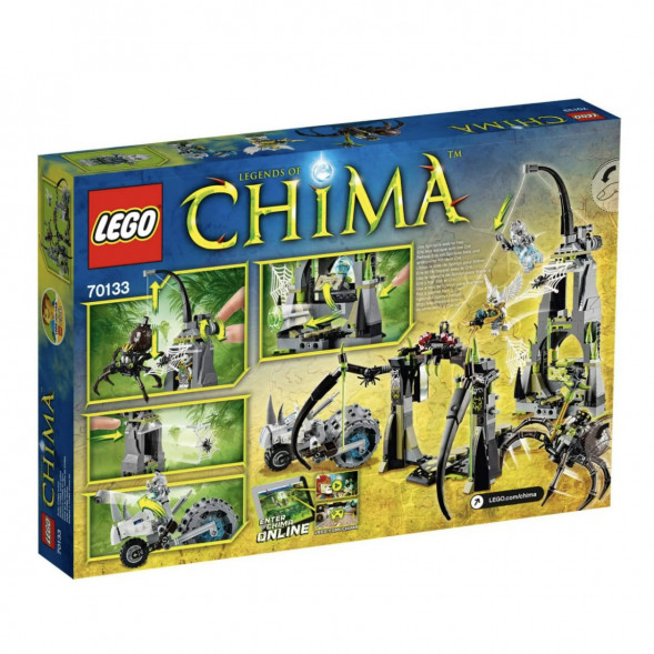Конструктор LEGO Legends Of Chima 70133 Пещера Спинлина в Якутске