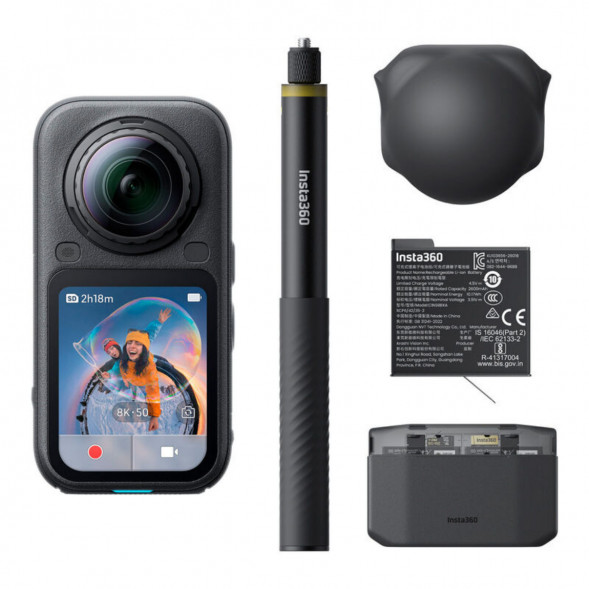 Экшн-камера Insta360 X6 Essentials Bundle, Black в Якутске