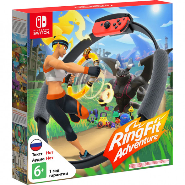 Ring Fit Adventure (Игра + контроллер Ring-Con + ремень на ногу Belt) [Nintendo Switch, английская версия] в Якутске