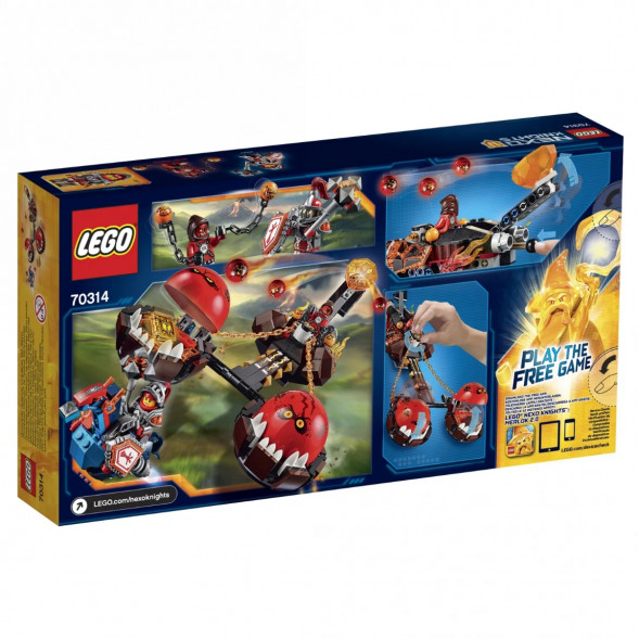 Конструктор LEGO Nexo Knights 70314 Безумная колесница Укротителя в Якутске