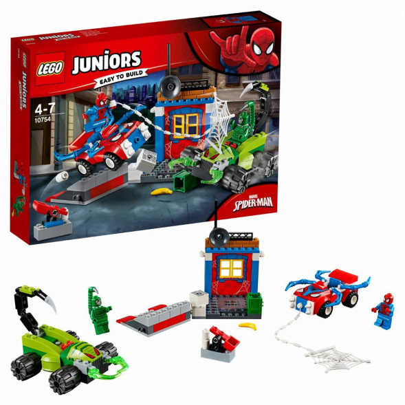 Конструктор LEGO Juniors 10754 Решающий бой Человека-паука против Скорпиона в Якутске