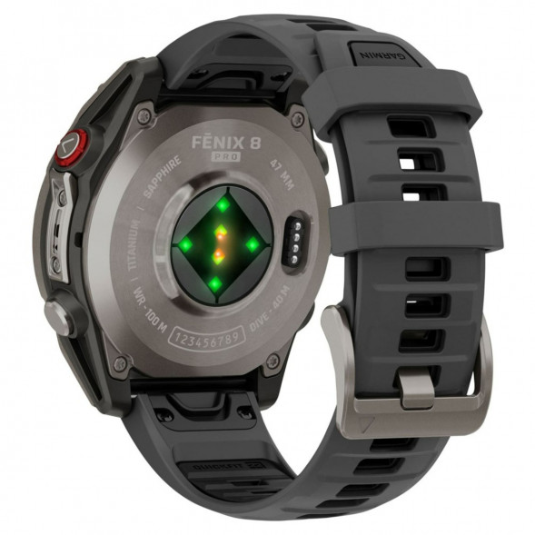 Умные часы Garmin Fenix 8 PRO, 47 мм, AMOLED, Sapphire, Titanium with Graphite/Black Silicone Band 010-03198-10 в Якутске