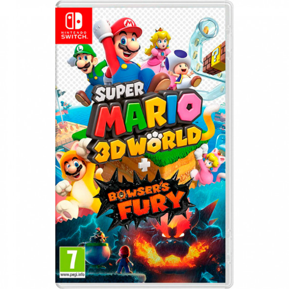 Игра Super Mario 3D World + Bowser&amp;#039;s Fury [Nintendo Switch, русские субтитры] в Якутске