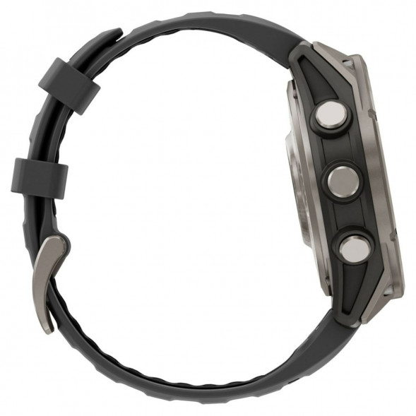 Умные часы Garmin Fenix 8 PRO, 51 мм, AMOLED, Sapphire, Titanium with Graphite/Black Silicone Band 010-03199-10 в Якутске