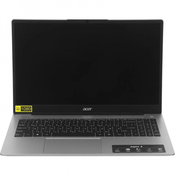 Ноутбук Acer Aspire 3 A325-42 (15.6&amp;quot;, IPS, AMD Ryzen 7 7730U 2ГГц, 8 ядер, 16ГБ DDR4, 512ГБ SSD, AMD Radeon Graphics, без ОС), серебристый в Якутске