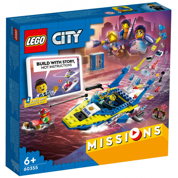 Конструктор LEGO City 60355 Детективные миссии водной полиции в Якутске