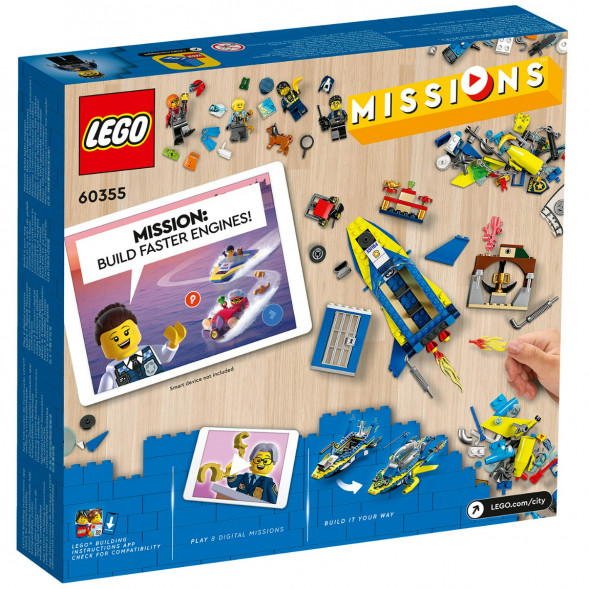 Конструктор LEGO City 60355 Детективные миссии водной полиции в Якутске