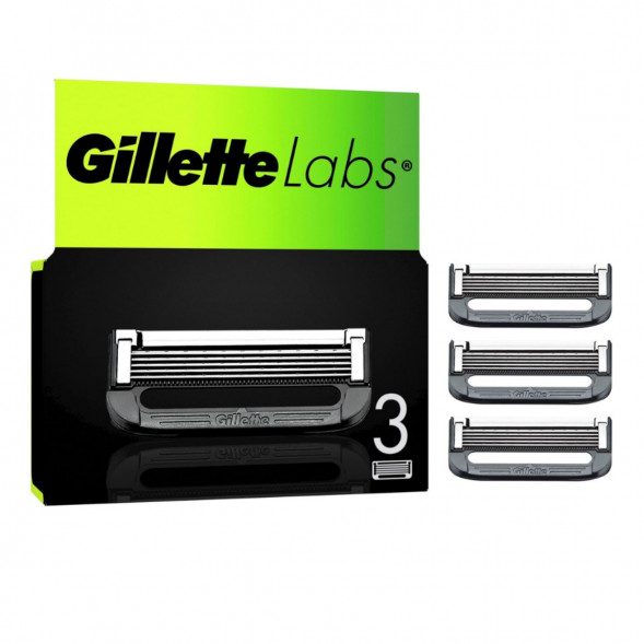 Лезвия для бритвы Gillette Labs, 3 шт. в Якутске