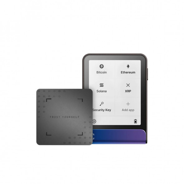 Аппаратный криптокошелек Ledger Flex+Recovery Key, Neptune Blue в Якутске