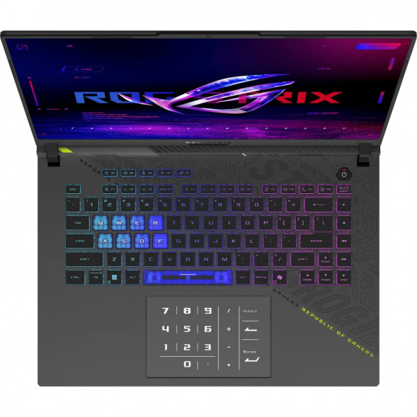 Ноутбук ASUS ROG Strix G16 G614FM-WS94 (16&amp;quot;, IPS, AMD Ryzen 9 9955HX 2.5ГГц, 16 ядер, 16ГБ DDR5, 1ТБ SSD, NVIDIA GeForce RTX 5060 8 ГБ, Windows 11 Home), серый в Якутске