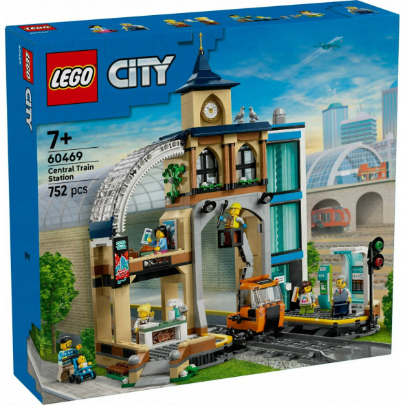 Конструктор LEGO City 60469 Центральный железнодорожный вокзал в Якутске