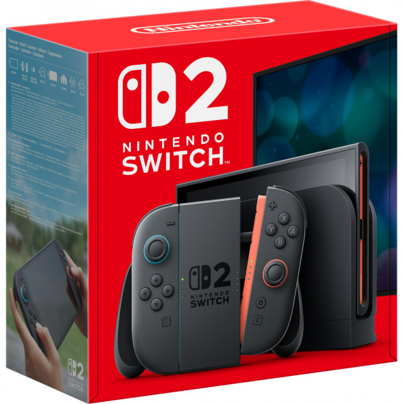 Игровая приставка Nintendo Switch 2, черный в Якутске